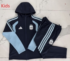 2026-2027 Argentina Royal Blue Kids/Youth Soccer Jacket Uniform-815