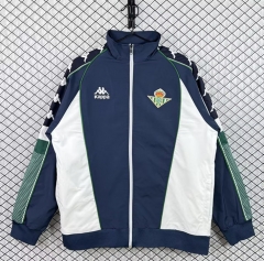 97-98 Real Betis Blue &White TThailand Trench Coats-3257