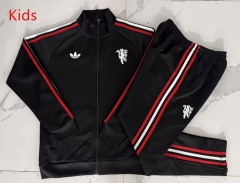 2026-2027 Real Madrid Black Kids/Youth Soccer Jacket Uniform-815