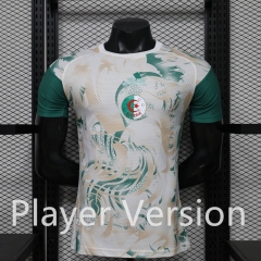 Player Version 26-27 Special Edition Algeria Away White Green Thailand Soccer Jersey AAA-888