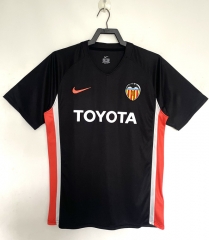 Retro Version 2006-2007 Valencia Away Black Thailand Soccer Jersey AAA-811