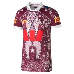 (S-7XL) 2026 Maru Maroon Rugby Jersey