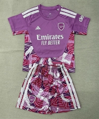 26-27 Arsenal Goalkeeper Purple Soccer Uniform-AY