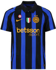 Player Version With patches+sponsors 26-27 Inter Milan Home Blue Black Thailand Soccer Jersey AAA-888