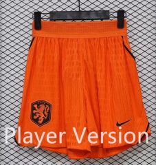 (S-3XL) Player Version 2026-2027 Netherlands Home Orange Thailand Soccer Shorts-3596