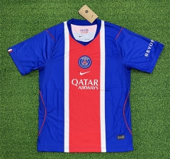 (S-4XL)26-27 Paris Home Blue&Red Thailand Soccer Jersey AAA-403