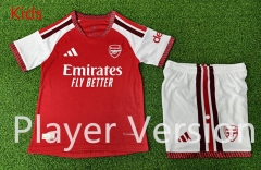 Player Version 26-27 Arsenal Home Red Kids/Youth Soccer Uniform-9926