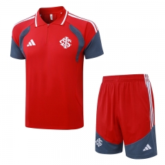 26-27 Brazil SC Internacional Red Thailand Polo uniform-815