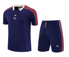 25-26 Retro Arsenal Royal Blue Soccer Uniform-418