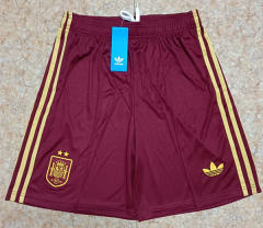 2026 (2-Star) Spain Home Red Thailand Soccer Shorts-718