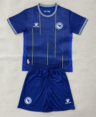 26-27 Bosnia and Herzegovina Home Blue Soccer Uniform-AY
