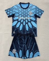 26-27 Olympique de Marseille Goalkeeper Blue Soccer Uniform-AY