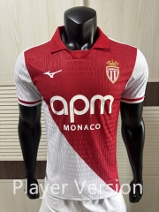 Player Version 26-27 Monaco Home White&Red Thailand Soccer Jersey AAA-4691