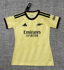 2026-27 Arsenal Second Away Yellow Women Soccer Jersey AAA-4506