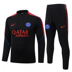 2026-2027 Paris SG Black Thailand Soccer Tracksuit-815