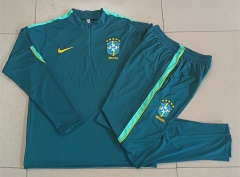 2026-2027 Brazil Green Thailand Soccer Tracksuit-815