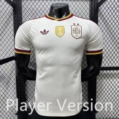 (S-4XL)Player Version With patch 26-27 Spain 2-Star Away White Thailand Soccer Jersey AAA-4285