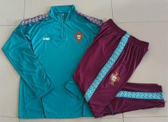2026-27 Portugal Green Thailand Soccer Tracksuit-815
