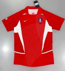 2002-03 Korea Republic Home Red Thailand Soccer Jersey-811
