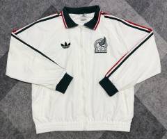 2026 World Cup Mexico White Casual Training Thailand Trench Coats-1020