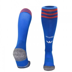 2026-27 Manchester United Away Blue Soccer Socks