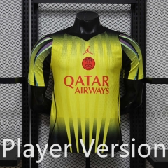 Player Version 26-27 Special Edition Paris Yellow Thailand Soccer Jersey AAA-888