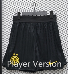 Player Version 26-27 Inter Milan Home Black Thailand Soccer Shorts-888
