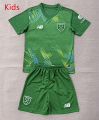 26-27 West Ham United Goalkeeper Green Kids/Youth Soccer Uniform-AY