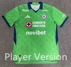 (S-4XL)Player Version 26-27 Cruz Azul Fútbol Club Goalkeeper Green Thailand Soccer Jersey AAA-912