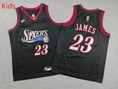 Philadelphia 76ers Classic Black #23 Kids/Youth NBA Jersey-1380