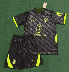 26-27 Atlético Madrid Away Black Soccer Uniform-3454
