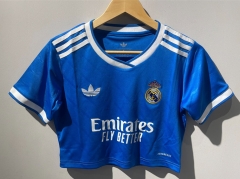 26-27 Real Madrid 2nd Away Blue Women's Cheerleader Thailand Version - 6400