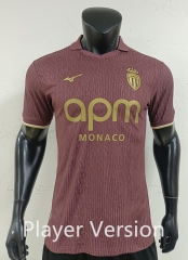 Player Version 26-27 Monaco Away Burgundy Thailand Soccer Jersey AAA-0871