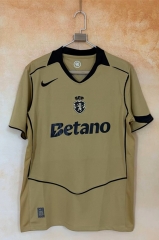 (S-4XL) 26-27 Sporting Lisbon Clube de Portugal Away Yellow Thailand Soccer Jersey AAA-2483