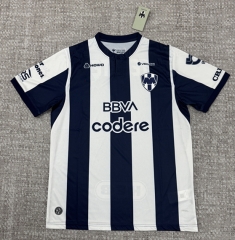 (S-4XL) 26-27 Monterrey Home White&Blue Thailand Soccer Jersey AAA-4506