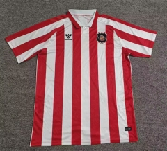 (S-4XL) 26-27 Sunderland AFC Home Red & White Thailand Soccer Jersey AAA-8025