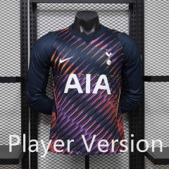 Player Version 26-27 Tottenham Hotspur Away Royal Blue LS Thailand Soccer Uniform-888