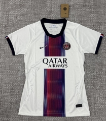 26-27 Paris SG Away White Women Thailand Soccer Jersey AAA-6723