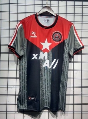 (s-4xl)26-27 Bohemian 2nd Away Red/Grey Thailand Soccer Jersey AAA-6032