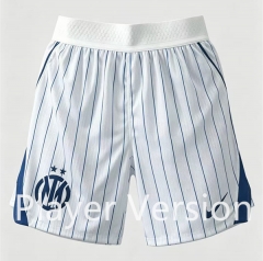 Player Version 26-27 Inter Milan Away White Thailand Soccer Shorts-0871