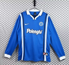 Retro edition 97-98 Napoli Home Blue Thailand LS Soccer Jersey AAA-3257