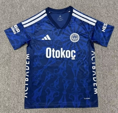 (S-4XL) 26-27 Fenerbahçe 2nd Away Royal Blue Thailand Soccer Jersey AAA-8025