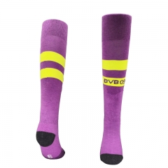 26-27 Borussia Dortmund 2nd Away Purple kids Soccer Socks