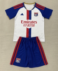 26-27 Olympique Lyonnais Home White Soccer Uniform-AY