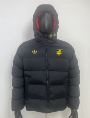 26-27 Jamaica Black Cotton Coat With Hat-8268