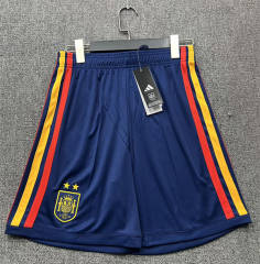 26-27 (2-Star) Spain Home Royal Blue Thailand Soccer Shorts