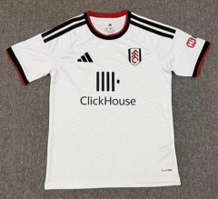 (S-4XL) 26-27 Fulham Home White Thailand Soccer Jersey AAA-8025