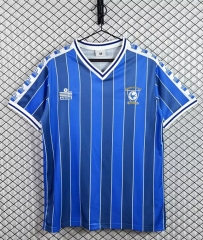 Retro Version 85-87 Cardiff City Home Blue Thailand Soccer Jersey-3257