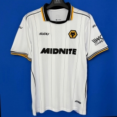 26-27 Wolverhampton Wanderers Away White Thailand Soccer Jersey AAA-6486