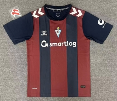 (S-4XL) 26-27 SD Eibar Home Red/Blue Thailand Soccer Jersey AAA-2315
